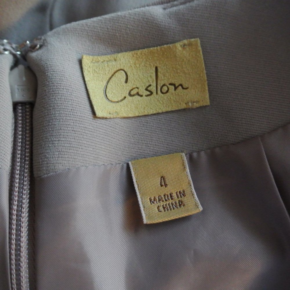Caslon Gray Pancil Skirt Lined 4 - Picture 15 of 16